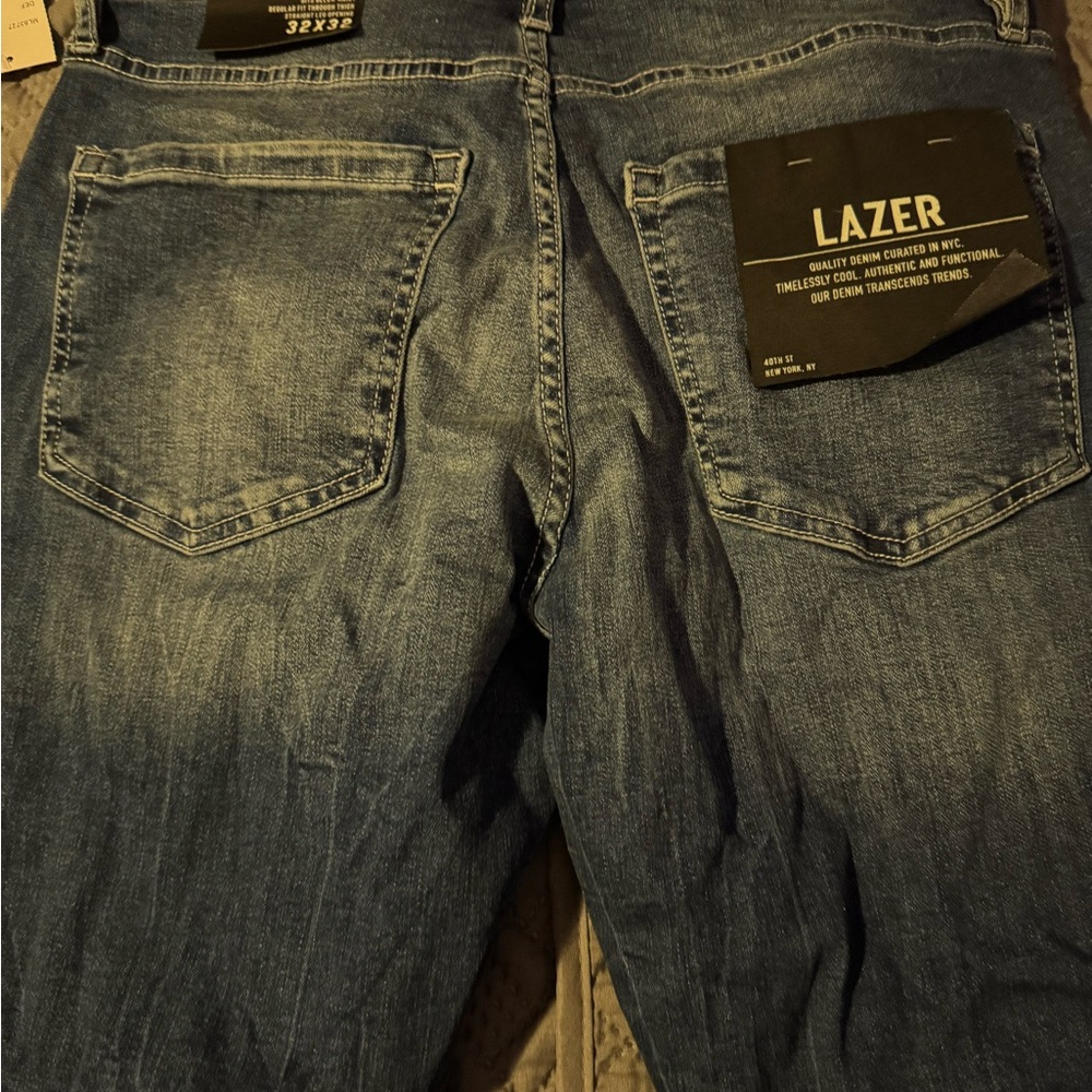 Men's Blue Jeans Lazer